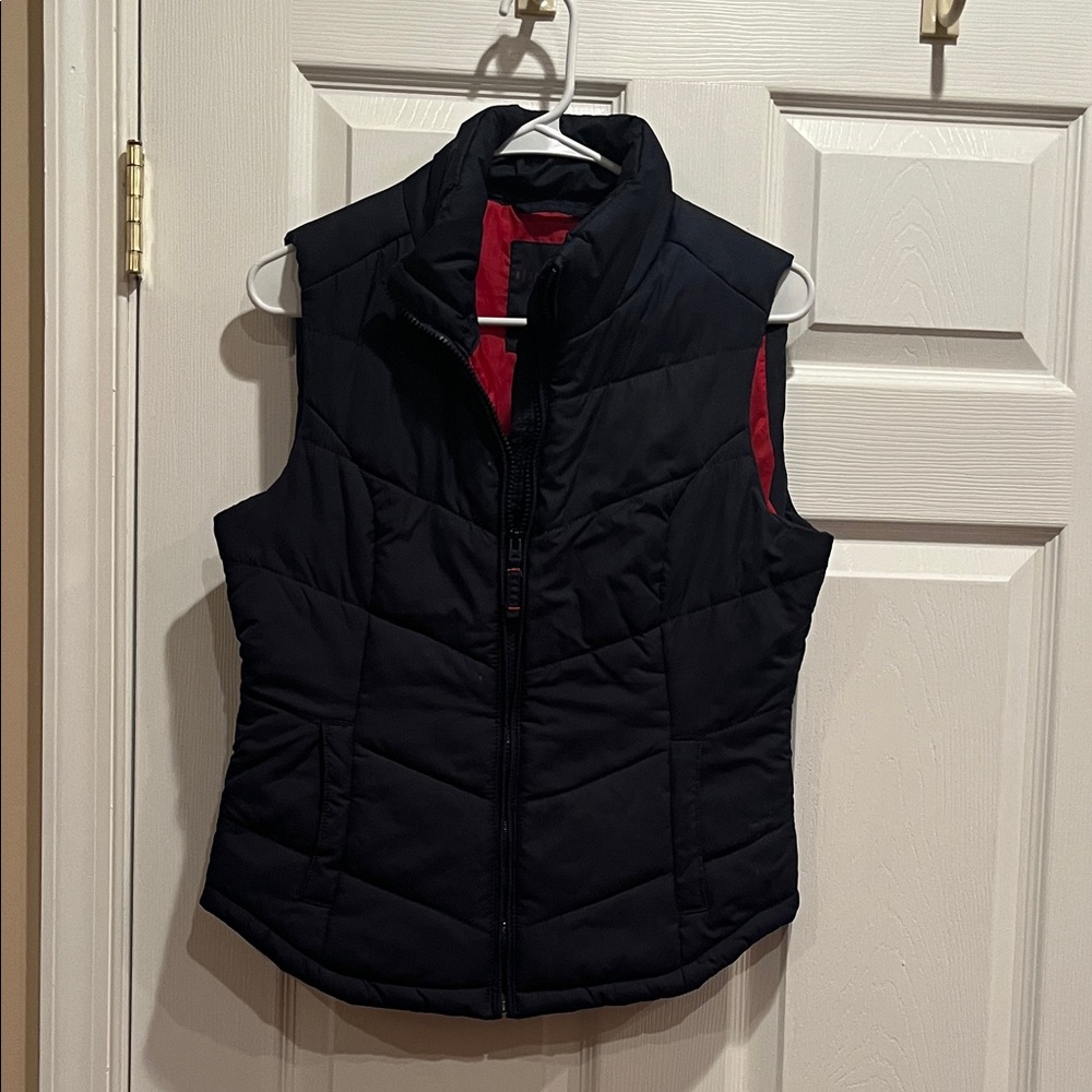 Aeropostale Navy Blue and Red Women's Vest